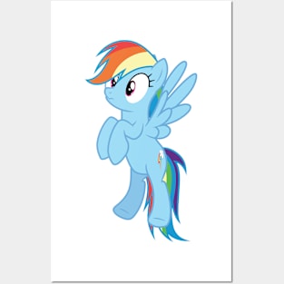 scrunchy face Rainbow Dash Posters and Art